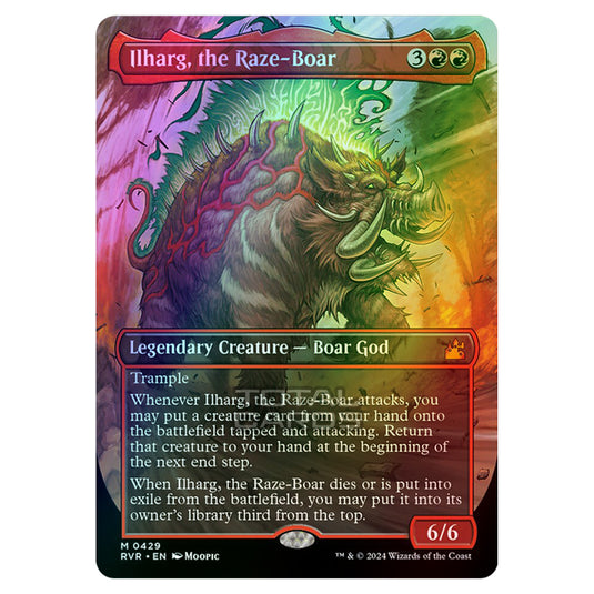 Magic The Gathering - Ravnica Remastered - Ilharg, the Raze-Boar - 0429 (Foil)