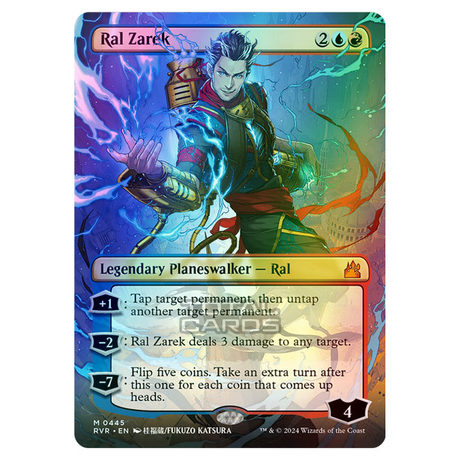 Magic The Gathering - Ravnica Remastered - Ral Zarek - 0445 (Foil) Magic The Gathering - Ravnica Remastered - Ral Zarek - 0445 (Foil)