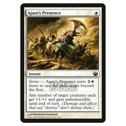 Magic the Gathering - Journey into Nyx - Ajani's Presence - 2/165