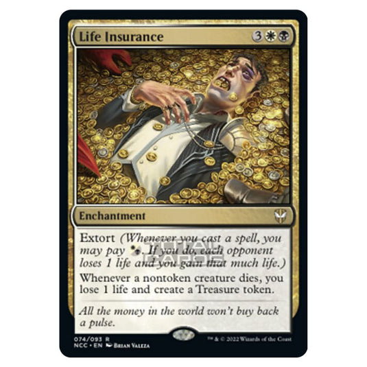 Magic The Gathering - Streets of New Capenna - Life Insurance - 74/93