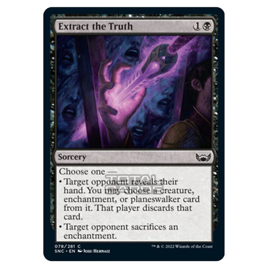 Magic The Gathering - Streets of New Capenna - Extract the Truth - 78/281