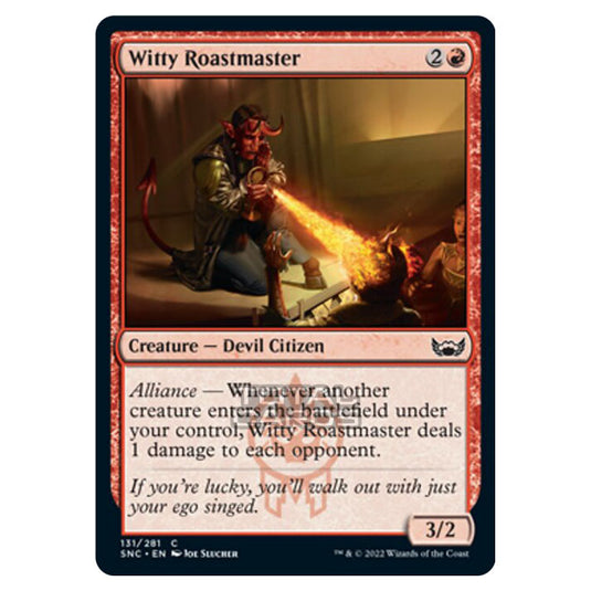 Magic The Gathering - Streets of New Capenna - Witty Roastmaster - 131/281