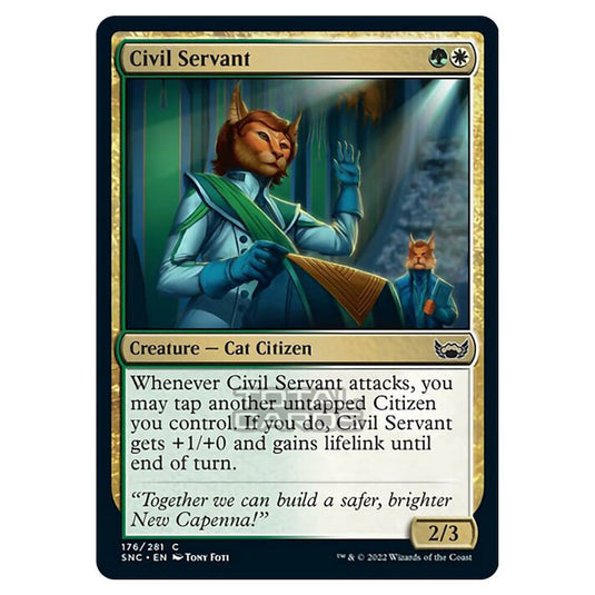 Magic The Gathering - Streets of New Capenna - Civil Servant - 176/281