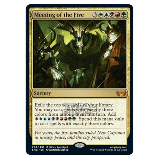 Magic The Gathering - Streets of New Capenna - Meeting of the Five - 202/281