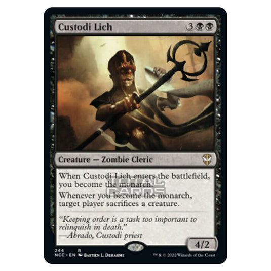 Magic The Gathering - Streets of New Capenna - Custodi Lich - 244/93