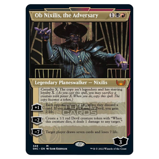 Magic The Gathering - Streets of New Capenna - Ob Nixilis, the Adversary - 348/281