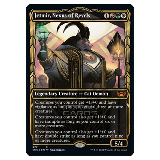 Magic The Gathering - Streets of New Capenna - Jetmir, Nexus of Revels - 377/281 (Guilded Foil)