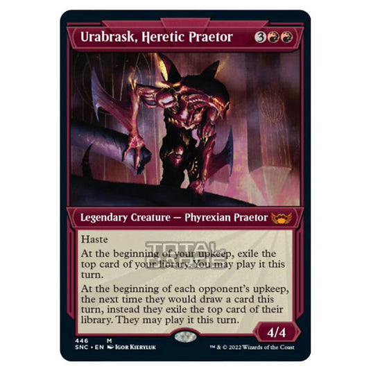 Magic The Gathering - Streets of New Capenna - Urabrask, Heretic Praetor - 446/281 (Etched Foil)