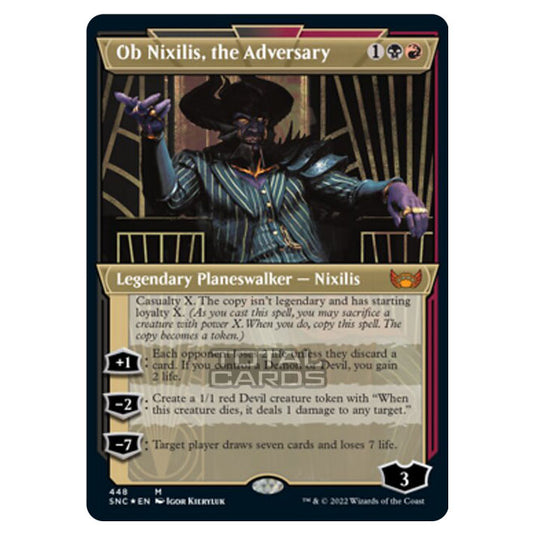 Magic The Gathering - Streets of New Capenna - Ob Nixilis, the Adversary - 448/281 (Etched Foil)