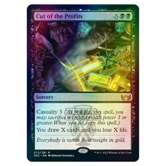 Magic The Gathering - Streets of New Capenna - Cut of the Profits - 72/281 (Foil)