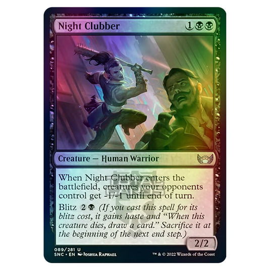 Magic The Gathering - Streets of New Capenna - Night Clubber - 89/281 (Foil)