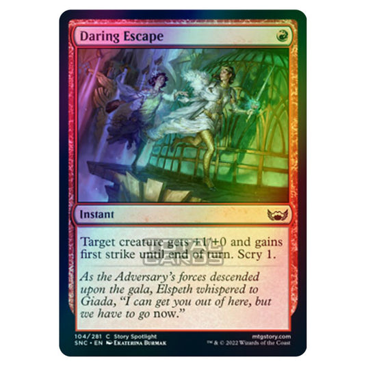 Magic The Gathering - Streets of New Capenna - Daring Escape - 104/281 (Foil)