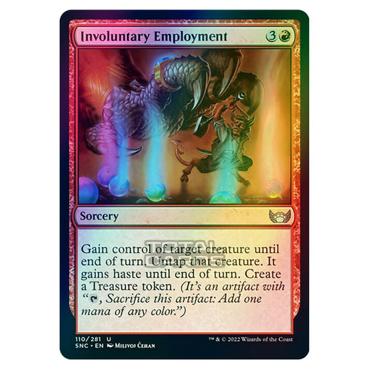 Magic The Gathering - Streets of New Capenna - Involuntary Employment - 110/281 (Foil)