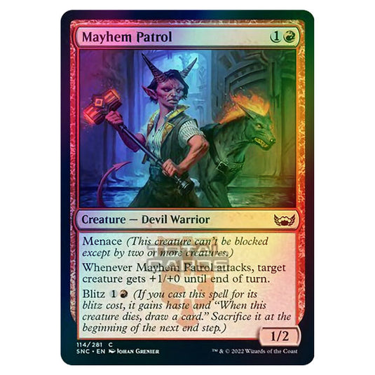 Magic The Gathering - Streets of New Capenna - Mayhem Patrol - 114/281 (Foil)