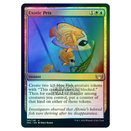 Magic The Gathering - Streets of New Capenna - Exotic Pets - 185/281 (Foil)