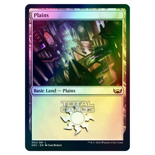 Magic The Gathering - Streets of New Capenna - Plains - 262/281 (Foil)