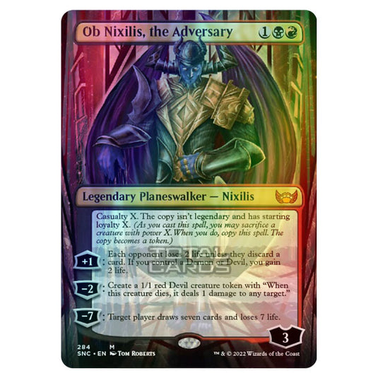 Magic The Gathering - Streets of New Capenna - Ob Nixilis, the Adversary - 284/281 (Foil)