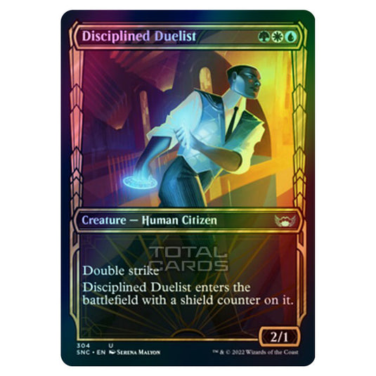Magic The Gathering - Streets of New Capenna - Disciplined Duelist - 304/281 (Foil)