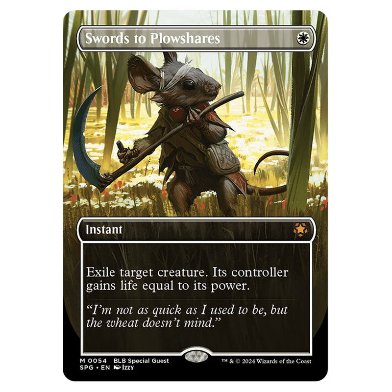 Magic The Gathering - Bloomburrow - Special Guests - Swords to Plowsha Magic The Gathering - Bloomburrow - Special Guests - Swords to Plowsha
