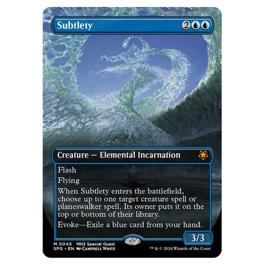 Subtlety 0045 card from the Magic The Gathering set Modern Horizons 3 - Special Guests