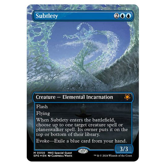 Subtlety 0050 card from the Magic The Gathering set Modern Horizons 3 - Special Guests