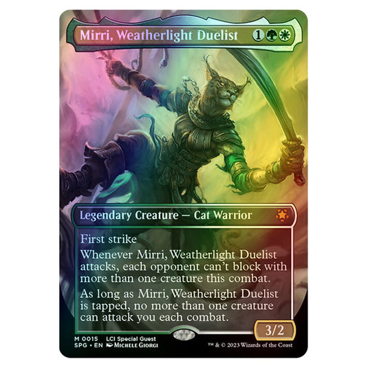 Mirri, Weatherlight Duelist 0015 card from the Magic The Gathering set The Lost Caverns of Ixalan - Special Guests