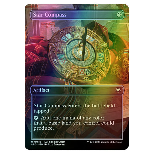 Star Compass 0018 card from the Magic The Gathering set The Lost Caverns of Ixalan - Special Guests