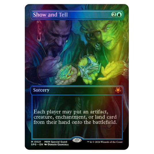 Show and Tell 0021 card from the Magic The Gathering set Murders at Karlov Manor - Special Guests
