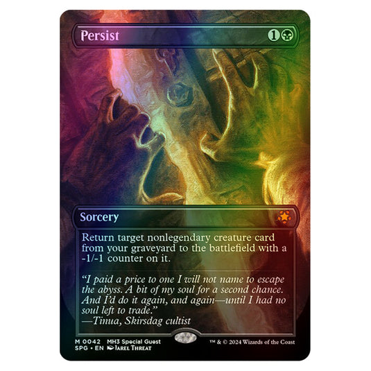 Persist 0042 card from the Magic The Gathering set Modern Horizons 3 - Special Guests