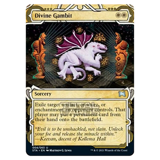 Magic The Gathering - Strixhaven - Mystical Archive - Divine Gambit (Etched Foil) - 4e