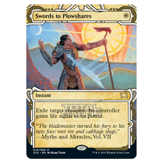 Magic The Gathering - Strixhaven - Mystical Archive - Swords to Plowshares (Etched Foil) - 10e