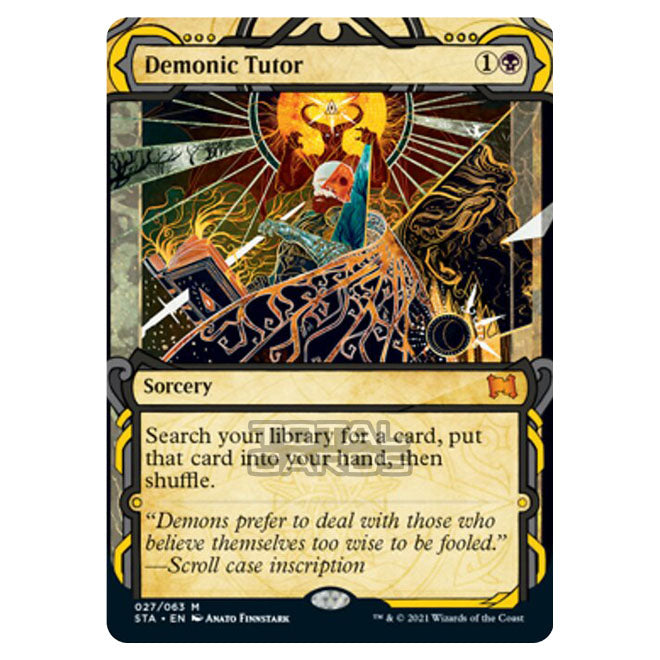 Magic The Gathering - Strixhaven - Mystical Archive - Demonic Tutor - Magic The Gathering - Strixhaven - Mystical Archive - Demonic Tutor -