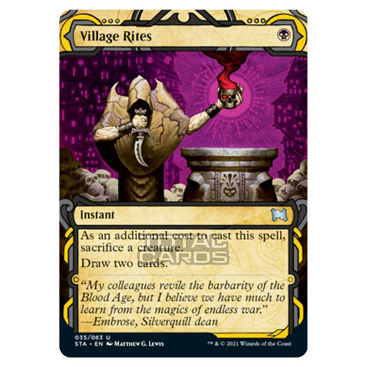 Magic The Gathering - Strixhaven - Mystical Archive - Village Rites - 35