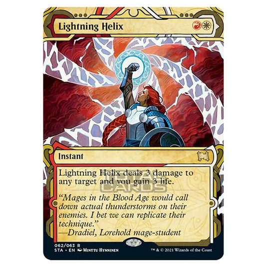 Magic The Gathering - Strixhaven - Mystical Archive - Lightning Helix (Etched Foil) - 62e