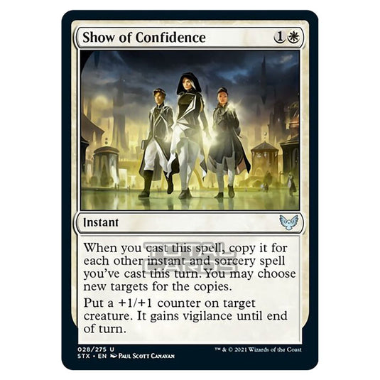 Magic The Gathering - Strixhaven - Show of Confidence - 28/275