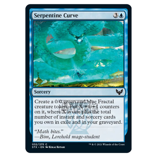 Magic The Gathering - Strixhaven - Serpentine Curve - 52/275