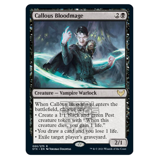 Magic The Gathering - Strixhaven - Callous Bloodmage - 66/275