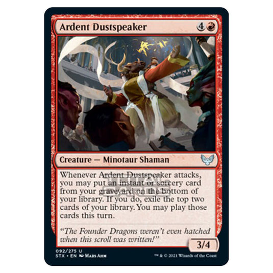 Magic The Gathering - Strixhaven - Ardent Dustspeaker - 92/275