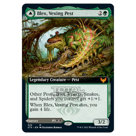 Magic The Gathering - Strixhaven - Blex, Vexing Pest // Search for Blex - 322/275