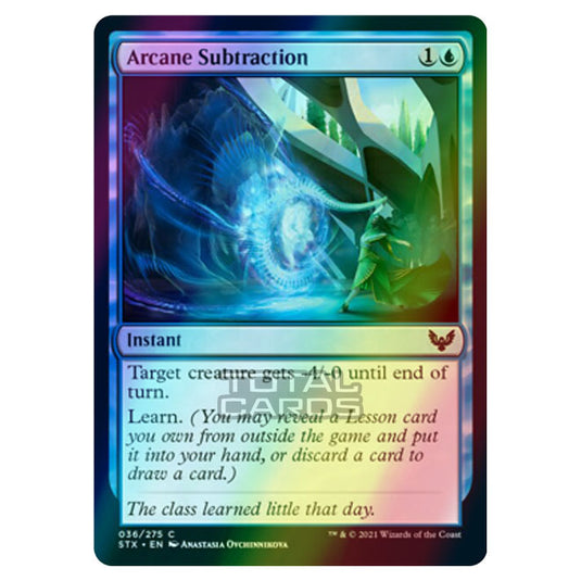 Magic The Gathering - Strixhaven - Arcane Subtraction - 36/275 (Foil)