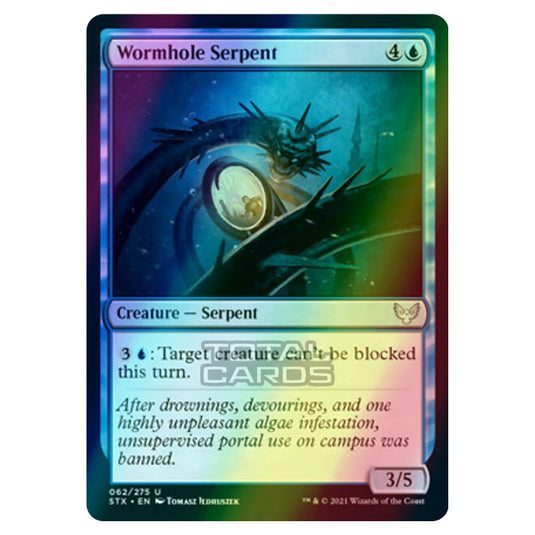 Magic The Gathering - Strixhaven - Wormhole Serpent - 62/275 (Foil)