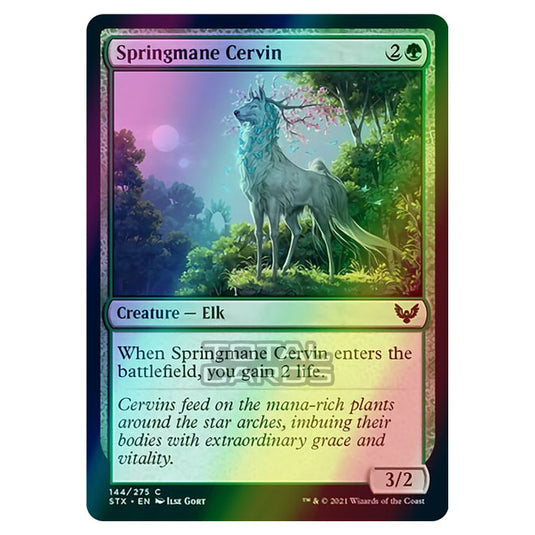 Magic The Gathering - Strixhaven - Springmane Cervin - 144/275 (Foil)