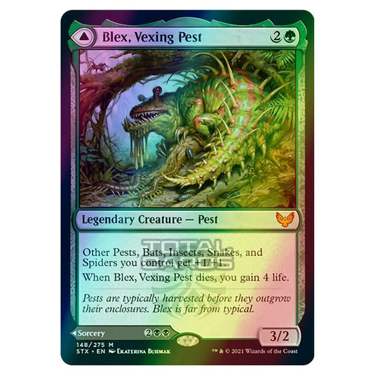 Magic The Gathering - Strixhaven - Blex, Vexing Pest // Search for Blex - 148/275 (Foil)