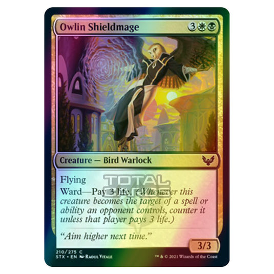 Magic The Gathering - Strixhaven - Owlin Shieldmage - 210/275 (Foil)