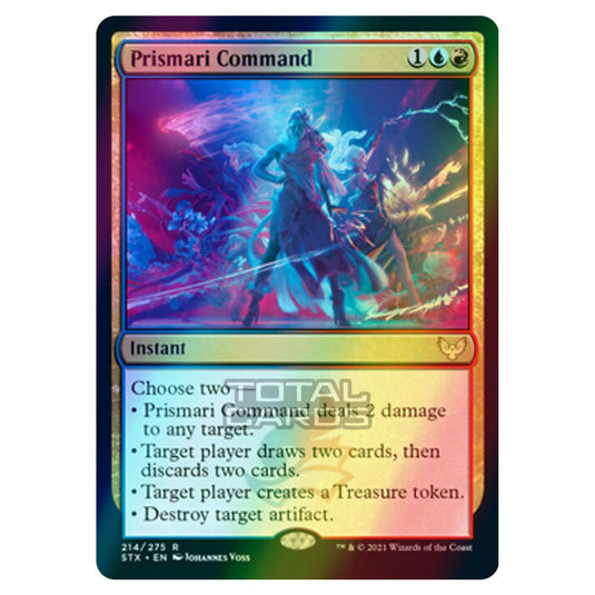 Magic The Gathering - Strixhaven - Prismari Command - 214/275 (Foil)