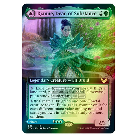 Magic The Gathering - Strixhaven - Kianne, Dean of Substance // Imbraham, Dean of Theory - 326/275 (Foil)