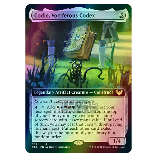 Magic The Gathering - Strixhaven - Codie, Vociferous Codex - 357/275 ( Magic The Gathering - Strixhaven - Codie, Vociferous Codex - 357/275 (