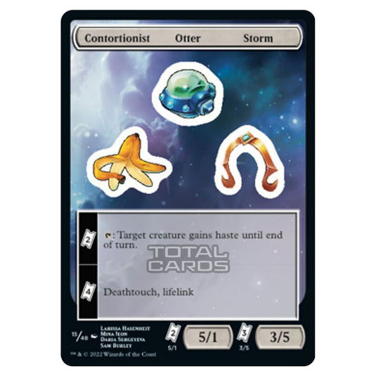 Magic The Gathering - Unfinity - Contortionist Otter Storm - Sticker 15/48