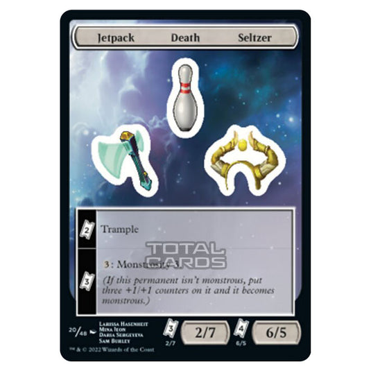 Magic The Gathering - Unfinity - Jetpack Death Seltzer - Sticker 20/48