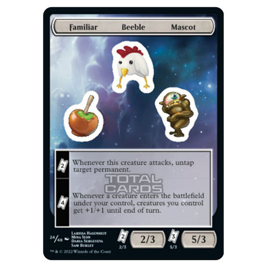 Magic The Gathering - Unfinity - Familiar Beeble Mascot - Sticker 24/48